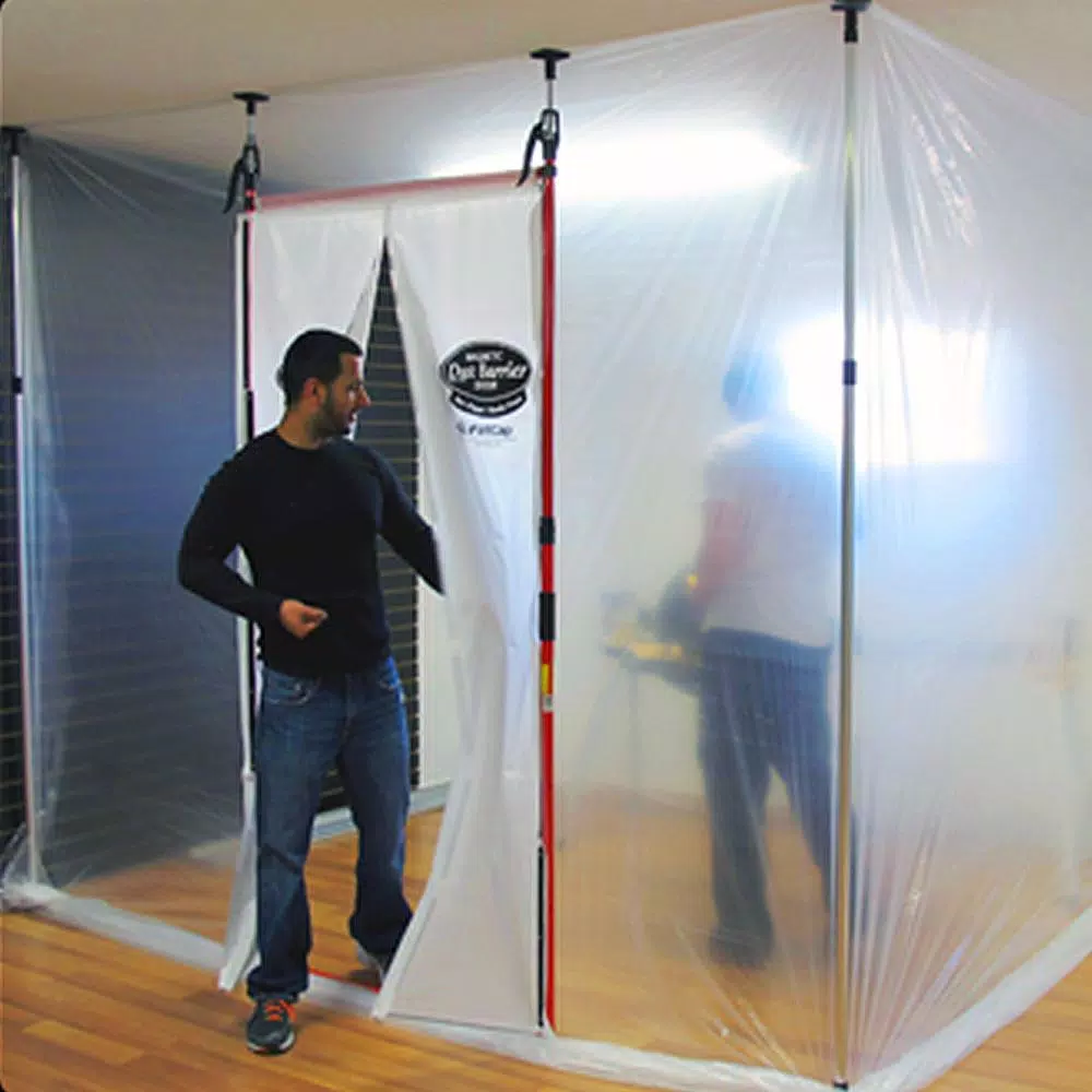 Fastcap 3rd Hand Reusable Magnetic Dust Barrier Door System