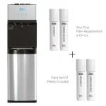 Brio Tri-Temp 2-Stage Bottleless Water Cooler with UV Self-Cleaning and Filtration, Stainless Steel thumbnail 2