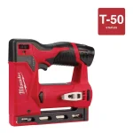 Milwaukee M12 12V Lithium-Ion Cordless Jig Saw and 3/8 in. Crown Stapler Combo Kit with 2.0Ah Battery and Charger thumbnail 6