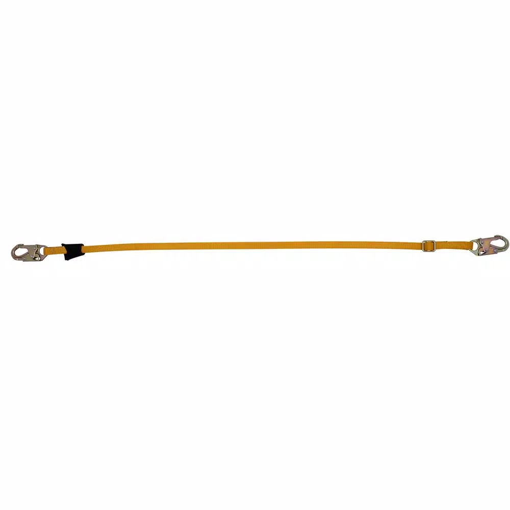 WERNER Upgear 6 ft. Adjustable Web Positioning Lanyard with Double Locking Snap Hooks