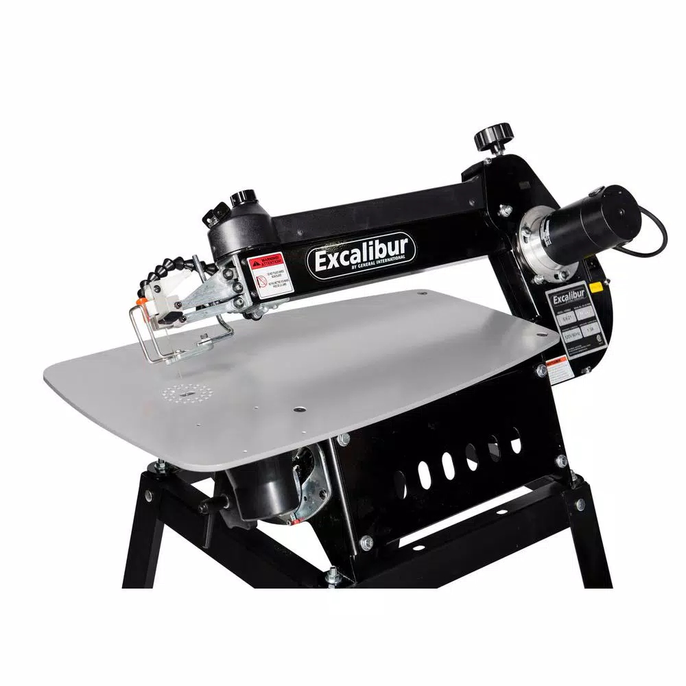 Excalibur 21 in. Tilting Head Scroll Saw with Stand and Foot Switch, 120V