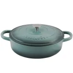 Crock-Pot Artisan 5 Qt. Enameled Cast Iron Round Braiser Pan with Self-Basting Lid thumbnail 2