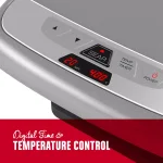 George Foreman Evolve 144 sq. in. Platinum Indoor Grill System with Ceramic and Waffle Plates thumbnail 2