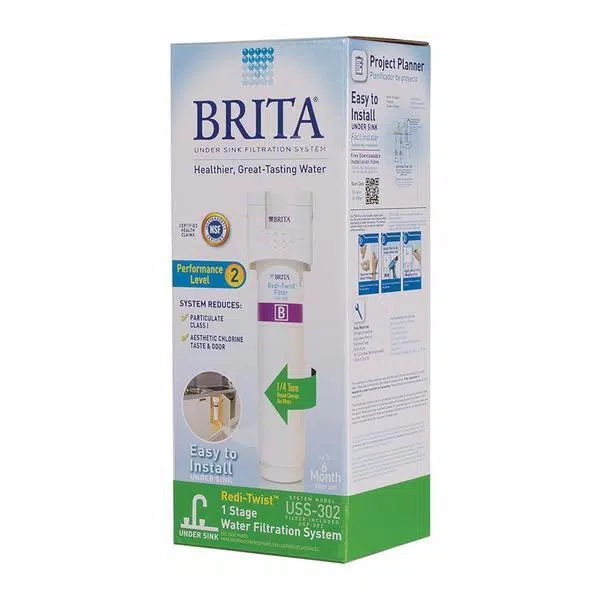 Brita Redi-Twist Under Sink Water Filtration System with B Cartridge