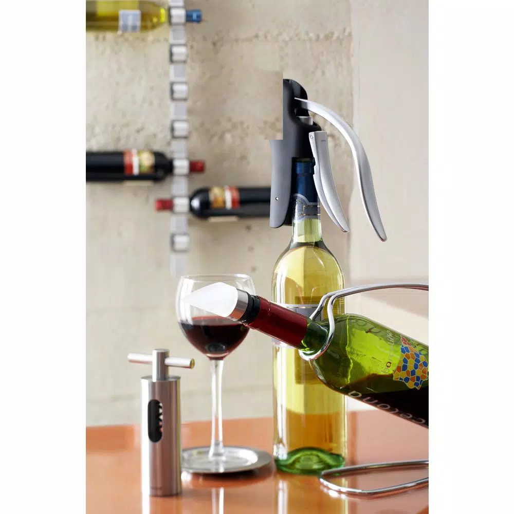 Blomus Cioso 8-Bottle Stainless Steel Wall Mounted Wine Rack