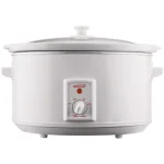 Brentwood Appliances Brentwood 8 Qt. White Slow Cooker with Removable Ceramic Pot and Glass Lid thumbnail 1