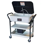 BLACK BULL 20 Gal. Mobile Parts Washer with 120V Pump thumbnail 1