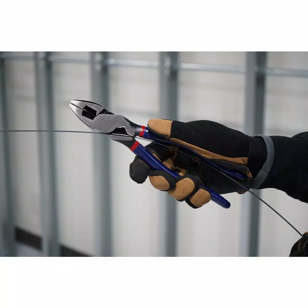 Southwire 9 in. High-Leverage Side Cutting Pliers with American Forged Steel