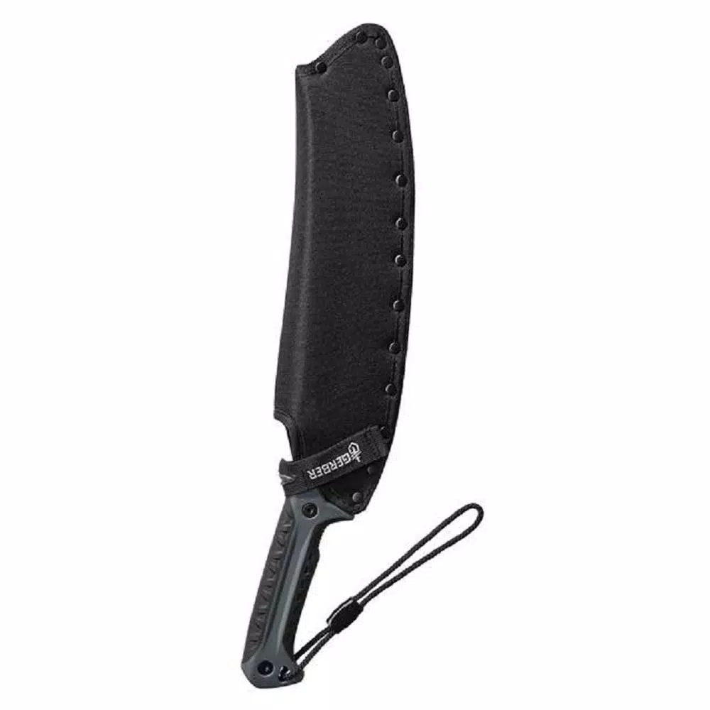 Gerber Broadcut 13.1 in. Stainless Steel Machete with Hook and Cut Notch