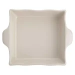 Ayesha Curry Home Collection 8 in. Square Ceramic Baker, French Vanilla thumbnail 2