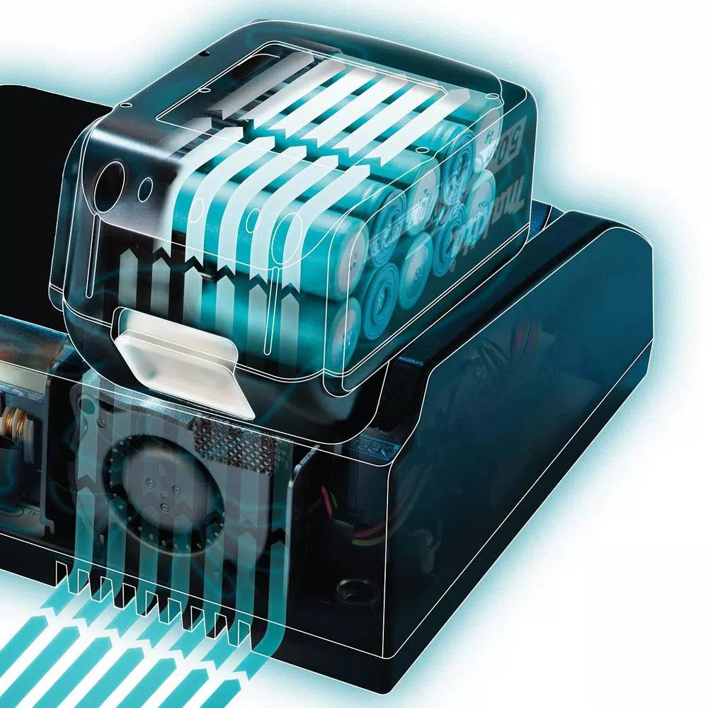Makita DC18RE 18V LXT and 12V MAX CXT Lithium-Ion Rapid Optimum Charger