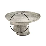 LITTON LANE 12 in. x 7 in. Farmhouse Galvanized Iron Cupcake Stand with Distressed Gray Finish thumbnail 2
