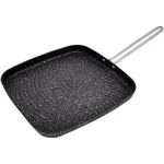 Starfrit The Rock 10.2 in. Aluminum Nonstick Grill Pan, Black Speckle thumbnail 2