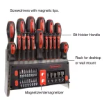 Stalwart 39-Piece Screwdriver Set with Magnetic Tips and Storage Stand thumbnail 3