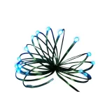 Starlite Creations 9 ft. Blue LED Ultra Slim Wire String Lights, 36-Light Battery Operated (Bundle of 2) thumbnail 1