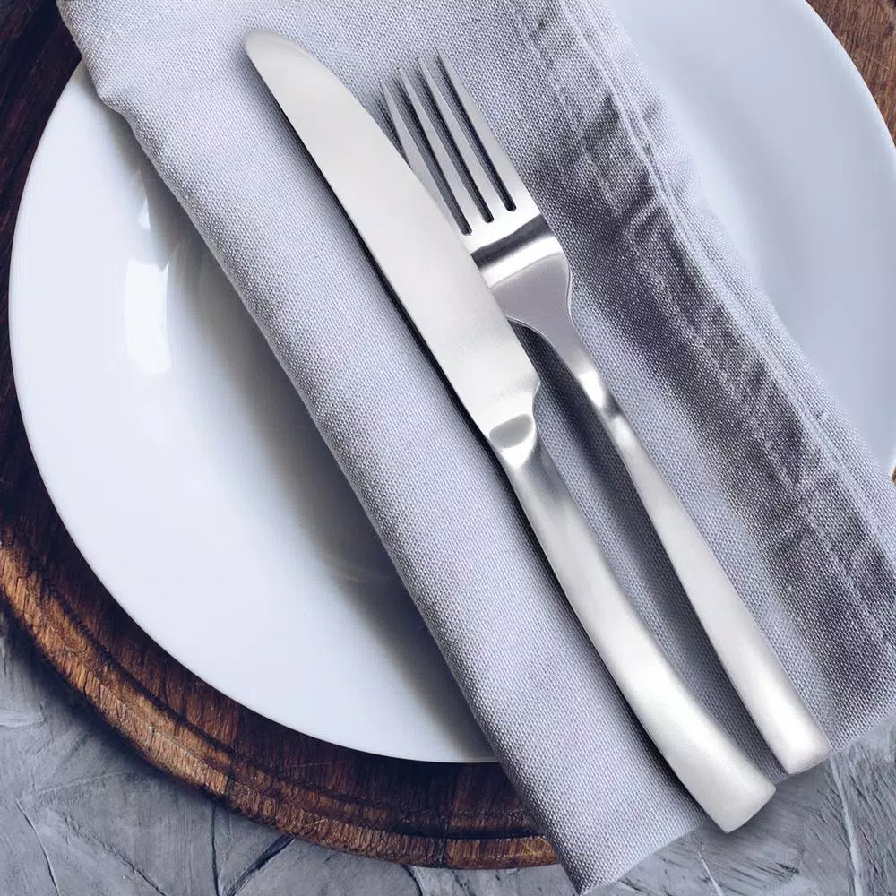 Hampton Signature™ Carolina Satin 20-Piece Stainless Steel Flatware Set, Service for 4