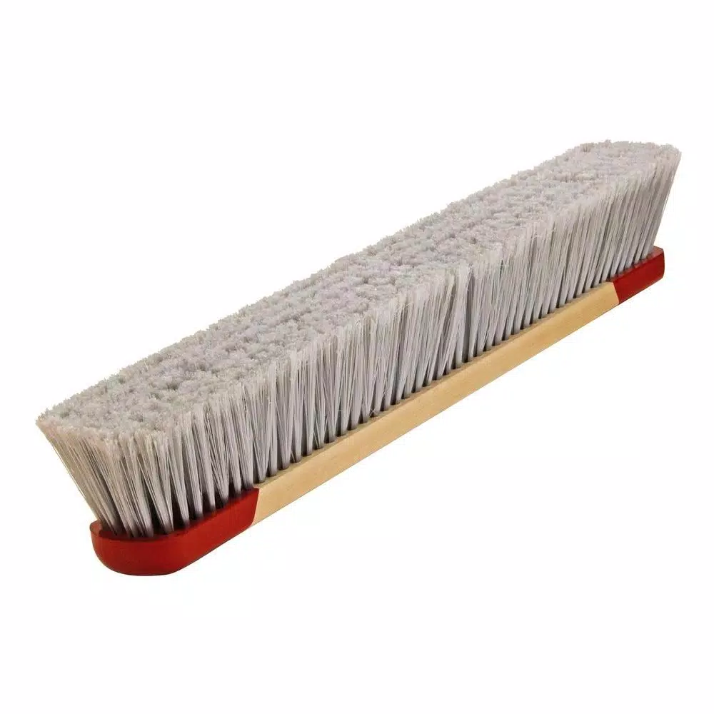 Harper 24 in. Indoor Push Broom with 60 in. Lacquered Hardwood Handle