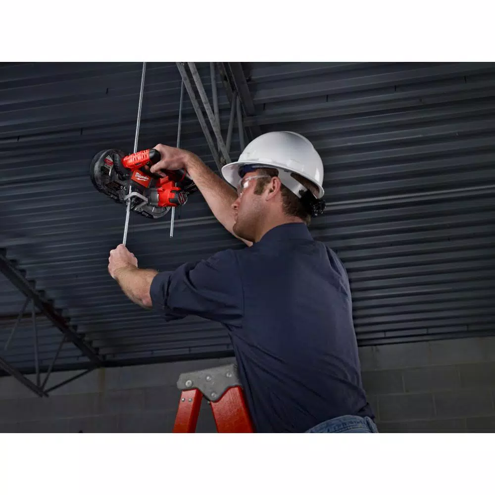 Milwaukee M12 12V Lithium-Ion Cordless Sub-Compact Band Saw with 4.0 Ah Battery