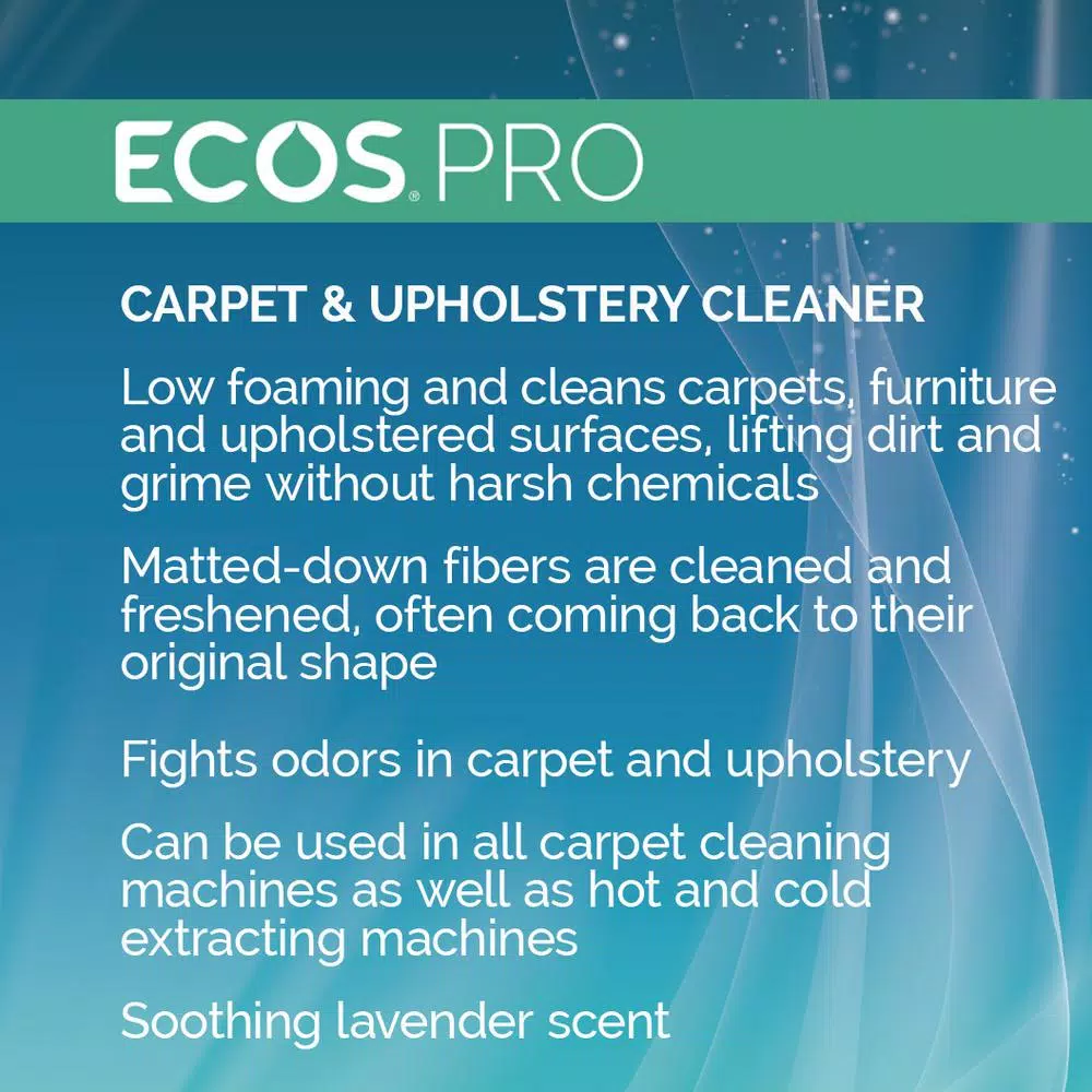 ECOS Pro Lavender Carpet and Upholstery Cleaner Concentrate, 100 oz.
