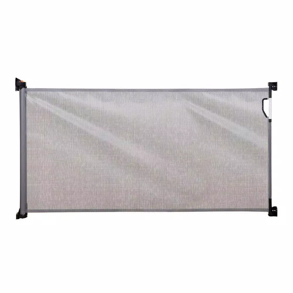 Dreambaby Retractable Indoor/Outdoor Safety Gate, Grey, Fits Up to 55 in. Wide