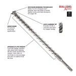 Bosch Bulldog Xtreme 3/8 in. x 16 in. SDS-Plus Carbide Rotary Hammer Drill Bit thumbnail 2