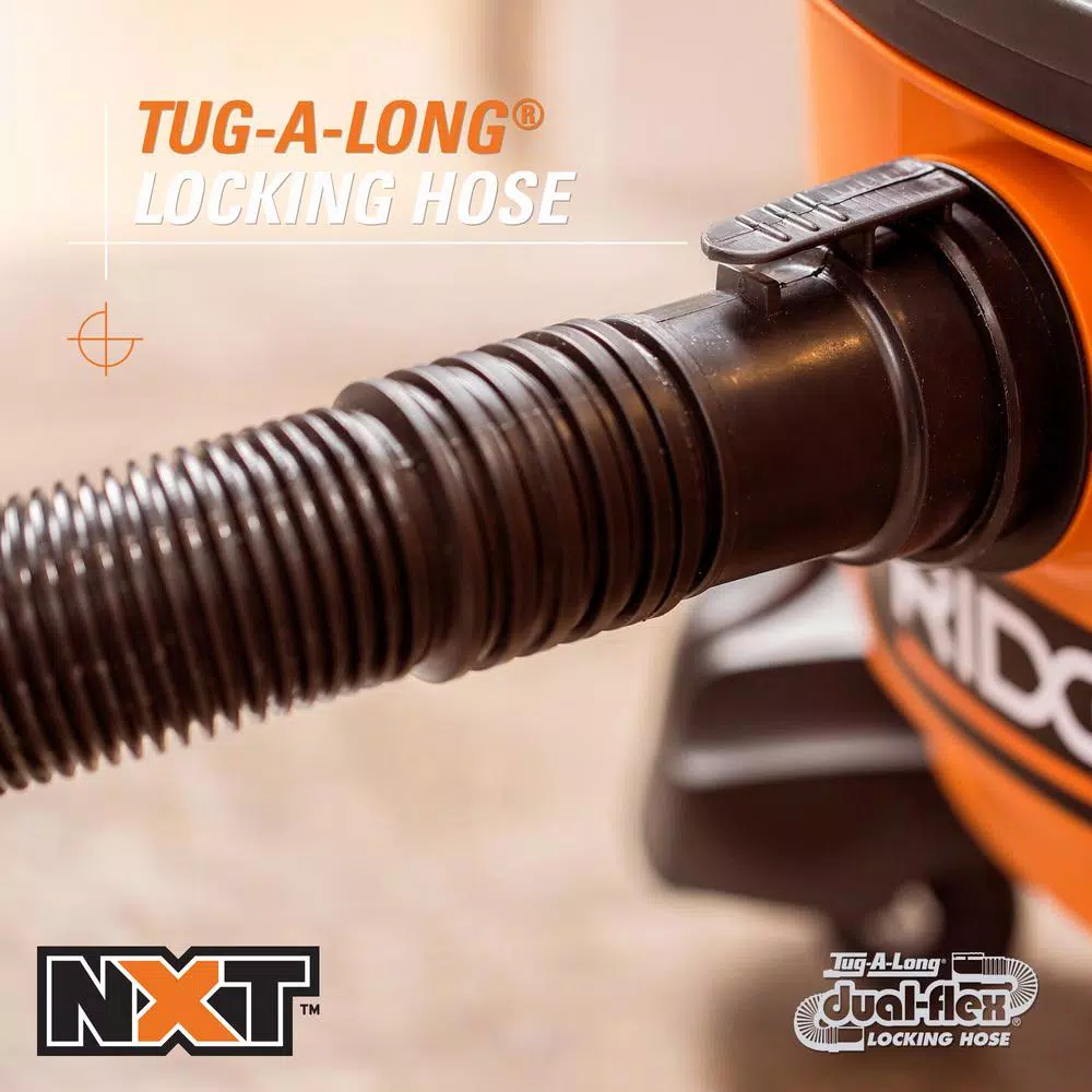RIDGID 1-7/8 in. x 7 ft. Tug-A-Long Replacement Wet/Dry Vacuum Hose
