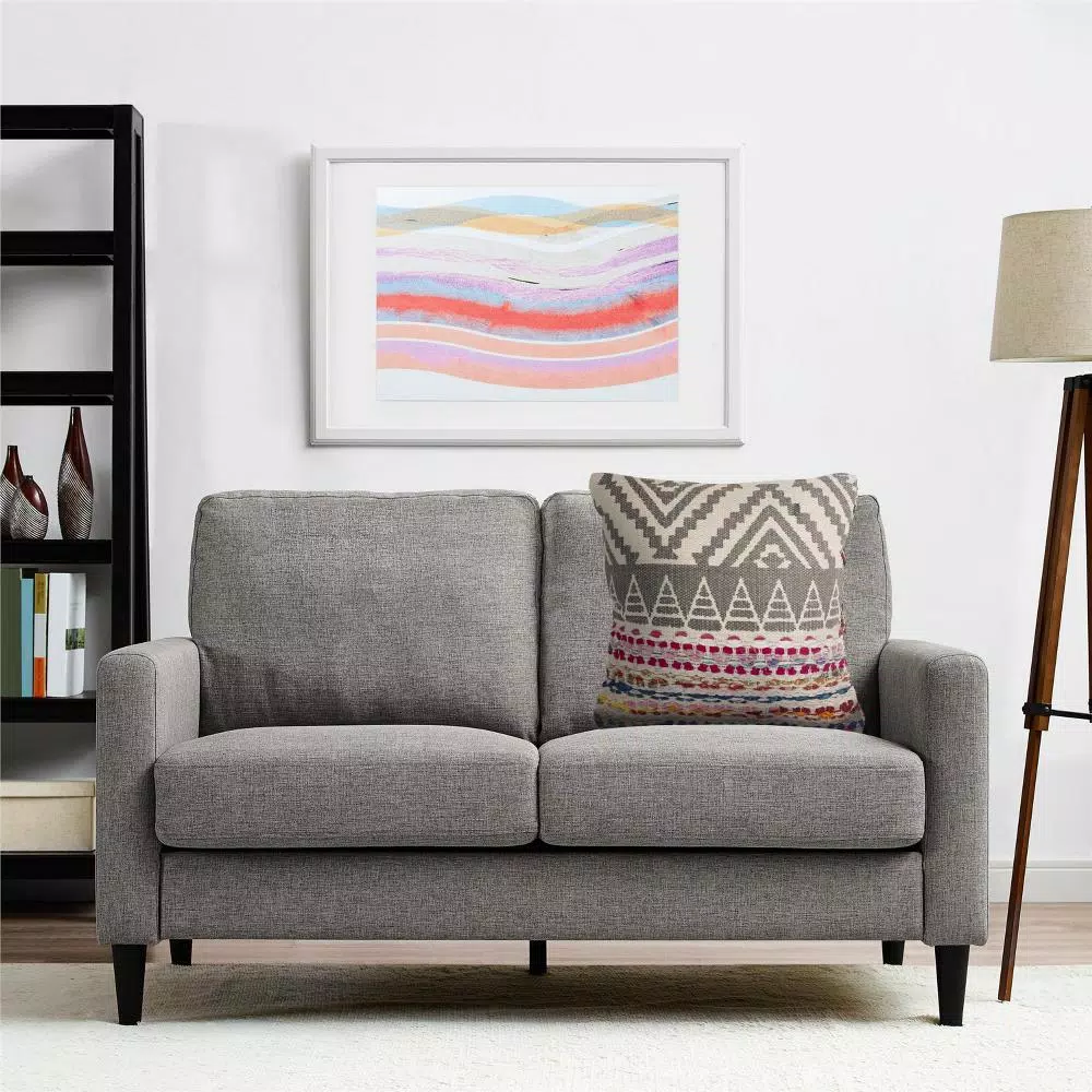 LR Resources Bohemian Geometric Multicolored Throw Pillow, 18 x 18 in. Cotton Blend