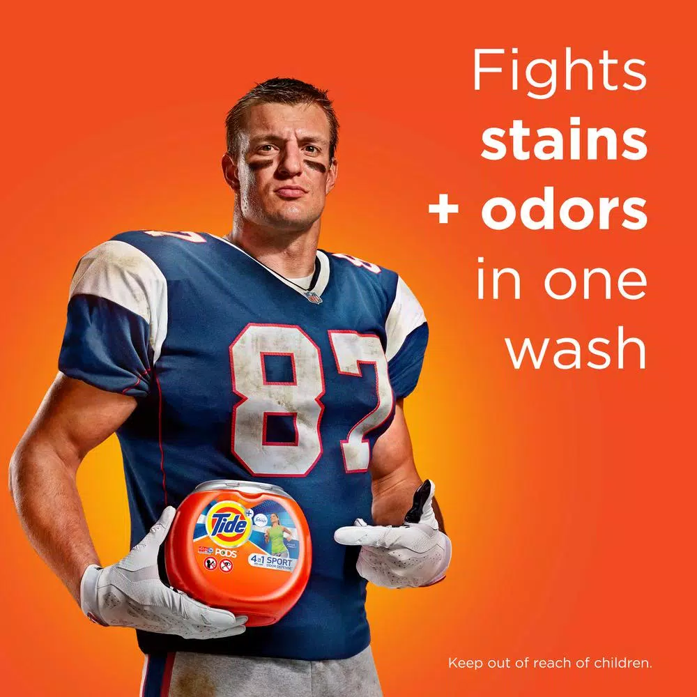 Tide PODS plus Febreze Odor Defense Active Fresh Laundry Detergent Pacs, 43 Count