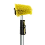 DocaPole Hard Bristle Scrub Brush Kit with 12 ft. Telescopic Extension Pole thumbnail 1