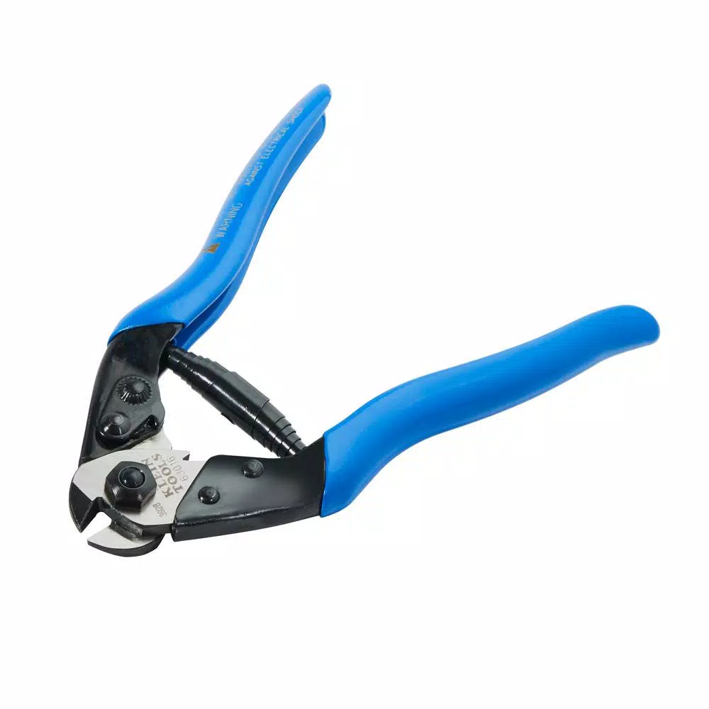 Klein Tools 7.5 in. Heavy Duty Cable Shears, Tempered Steel Blades for ACSR and Hardened Wire
