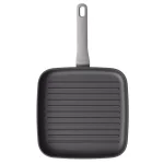 BergHOFF Leo 10 in. Aluminum Nonstick Grill Pan, Induction Compatible, Grey thumbnail 2