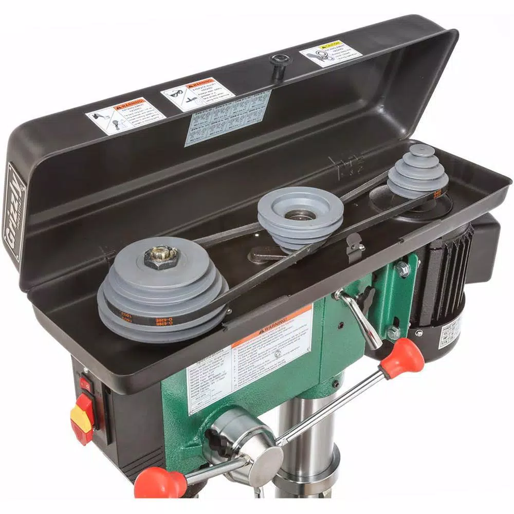Grizzly Industrial 12-Speed Heavy-Duty Bench-Top Drill Press with 3/4 HP Motor