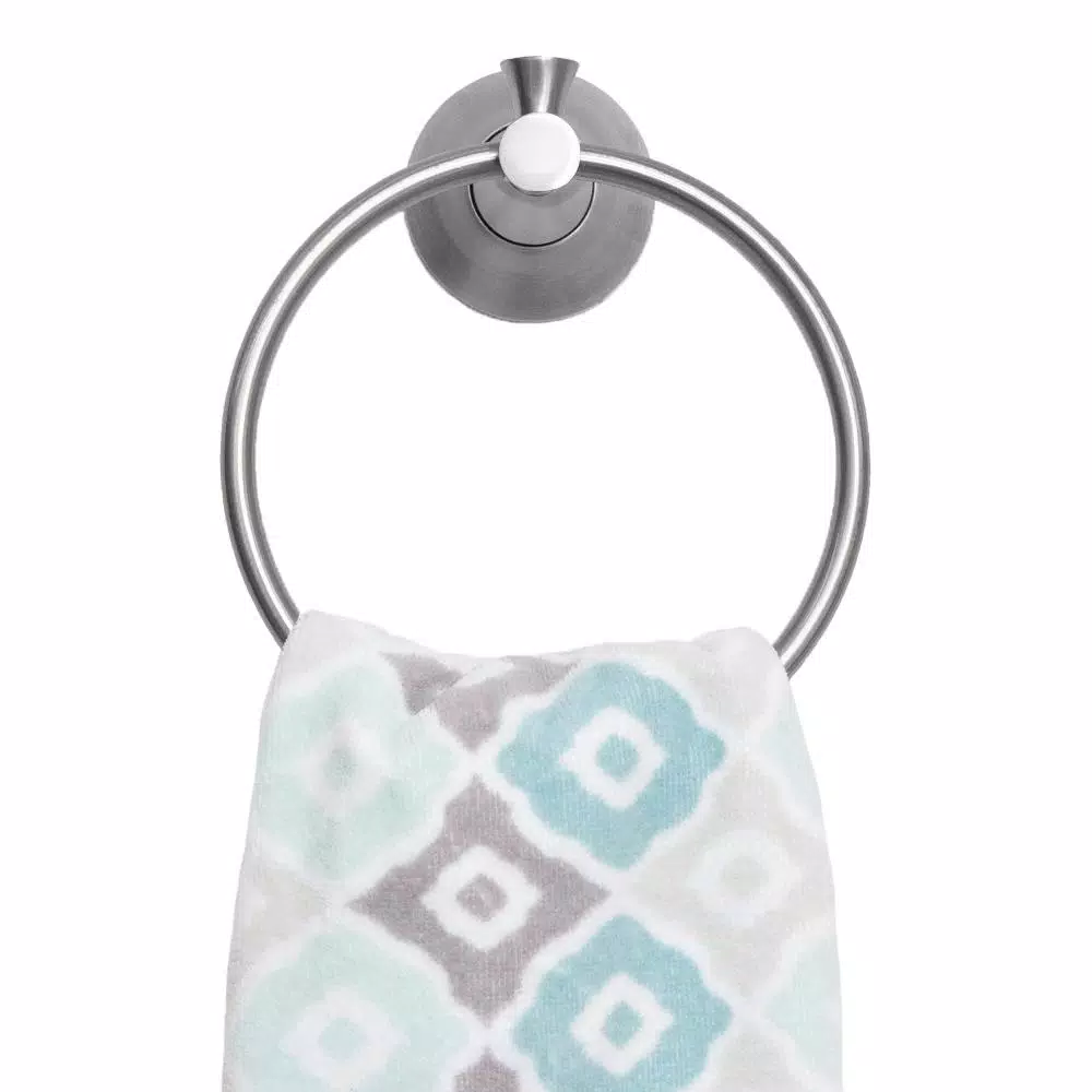 Arista Arlington Satin Nickel Wall Mount Towel Ring