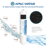 APEC Water Systems 12 in. Commercial Grade Inline Carbon Post-Filter, 3/8 in. Output for APEC Light Commercial RO Systems thumbnail 2