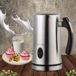 Ovente FR4810 Deluxe Milk Frother, 500W Stainless Steel Electric Frother and Heater with Two Whisks thumbnail 9
