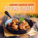 NutriChef 6-Piece Cast Iron Nonstick Skillet Set, Black thumbnail 5