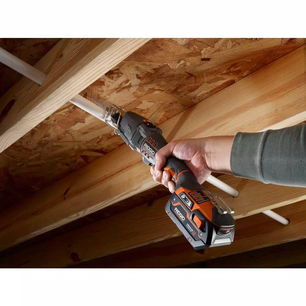 RIDGID JobMax Reciprocating Saw Attachment, 18V Cordless, Tool Only