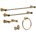 Delta Lahara 24 in. Towel Bar in Champagne Bronze thumbnail 5