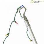 DocaPole Big-Reach Pole Hook Attachment for Extension Poles, Zinc-Coated Utility Hook for Hanging and Retrieval thumbnail 2