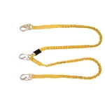 WERNER Upgear 6 ft. SoftCoil Twin Leg Lanyard with Energy Absorbing Inner Core and Snap Hooks thumbnail 5