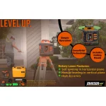Johnson 40-6543 Self-Leveling Rotary Green Beam Laser Level thumbnail 4