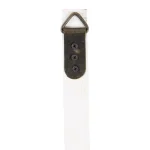 3R Studios 4-Bar Wall Mounted Towel Rack, Distressed Off-White Wood with Black Metal Bars thumbnail 6