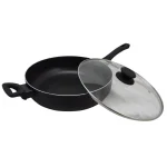 Oster Ashford 5 Qt. Aluminum Nonstick Saute Pan with Glass Lid, Black thumbnail 2