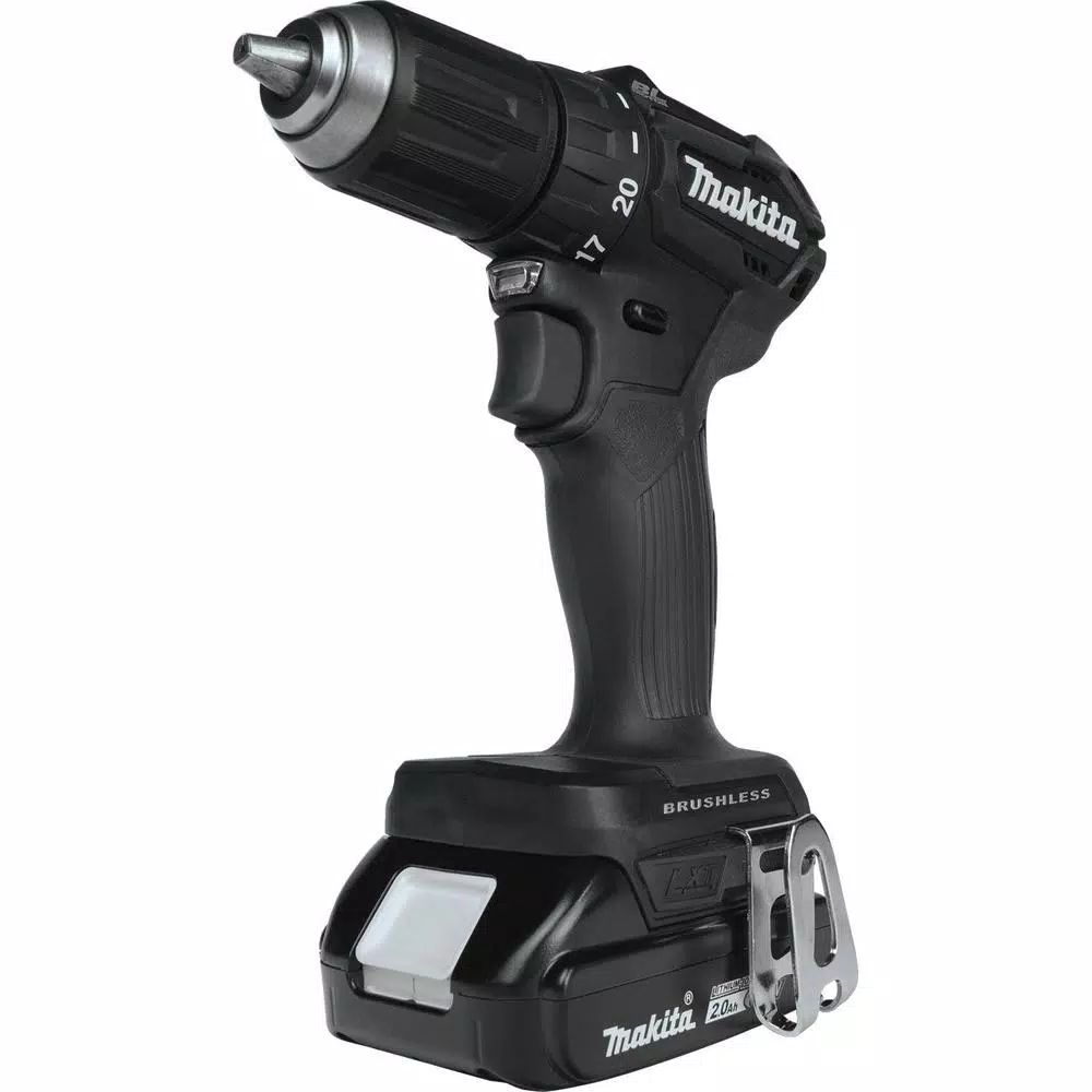 Makita 18V LXT Sub-Compact Brushless Cordless 1/2 in. Driver-Drill Kit with 2.0Ah Battery and Charger