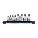 SUNEX TOOLS Sunex 938TS 8-Piece Metric Hex Bit Socket Set with 3/8 in. Drive and Aluminum Rail thumbnail 1