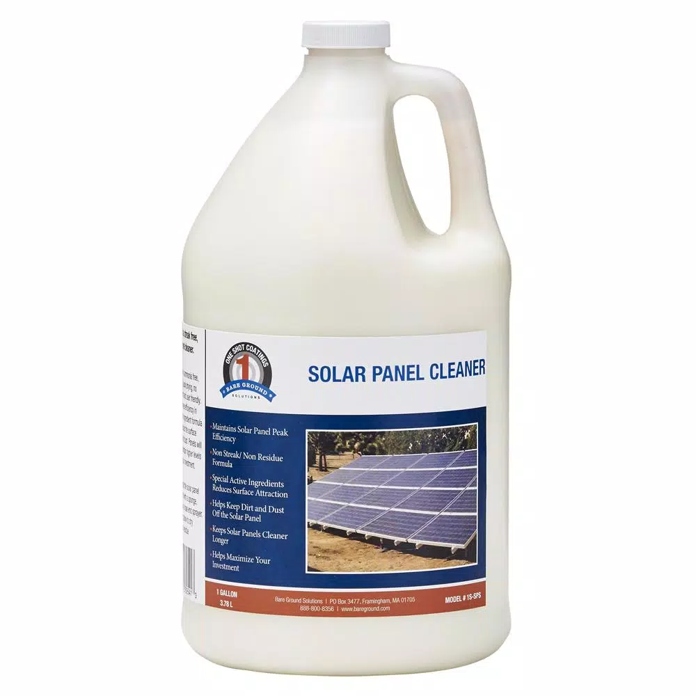 Unbranded 1 Shot Solar Panel Cleaner - 1 Gallon Concentrated Formula