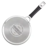 Circulon Momentum 3-Quart Stainless Steel Nonstick Straining Saucepan with Glass Lid thumbnail 3