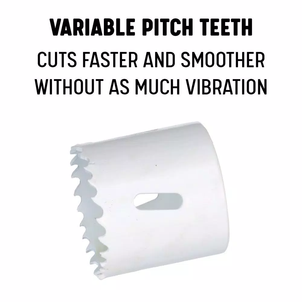 Drill America 14-Piece Bi-Metal Hole Saw Set with Arbors and Pilot Drill