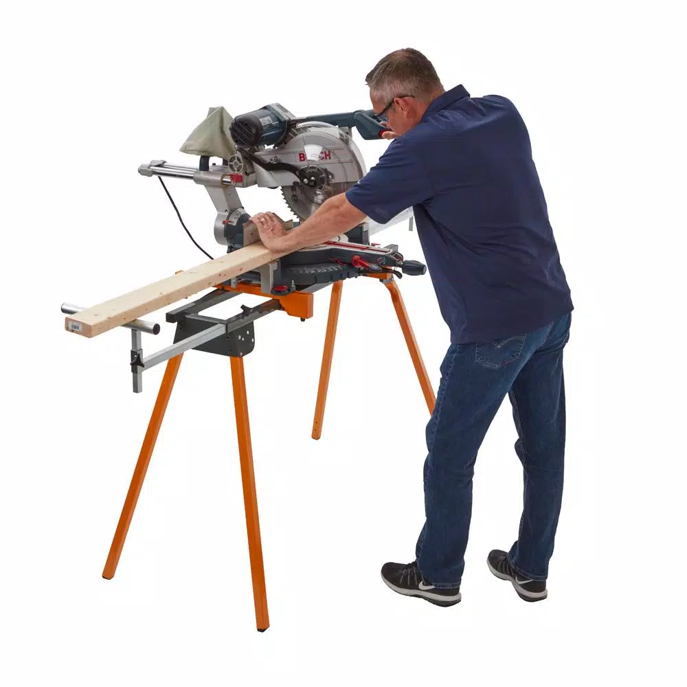 BORA PORTAMATE Folding Portable Miter Saw Stand with Material Supports