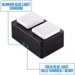Wasserstein Charging Station for Arlo Ultra, Ultra 2, Pro 3, and Pro 4 Batteries with 3.2ft Micro USB Cable thumbnail 3